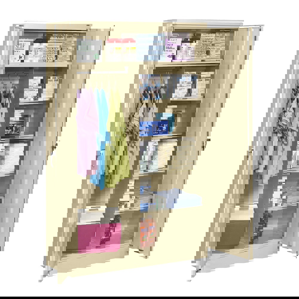 6 Shelf Locking Storage Cabinet